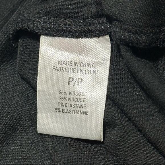 Theory Women’s Size P S Black Chiffon Grecian Gathered Front Tie Back Tank Dress - Picture 7 of 10